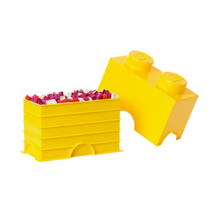 lego storage box small yellow