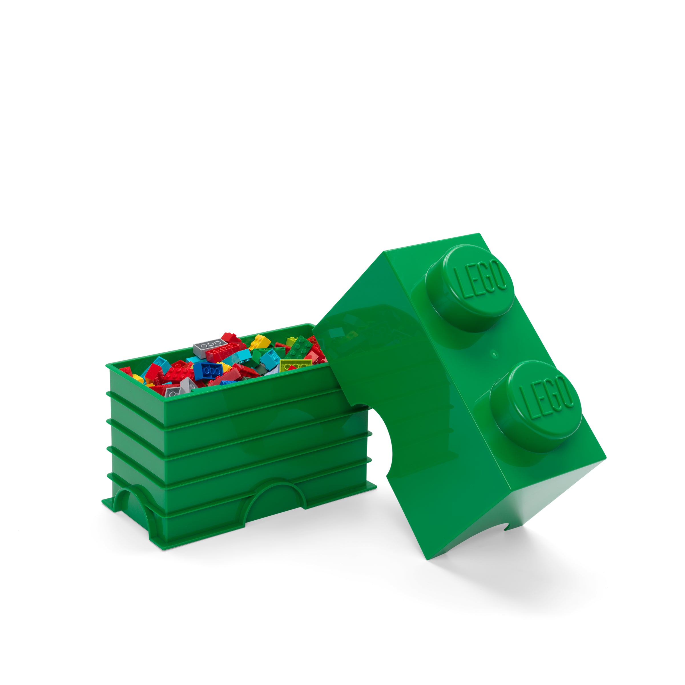 LEGO Brick Storage Box, Small - Green