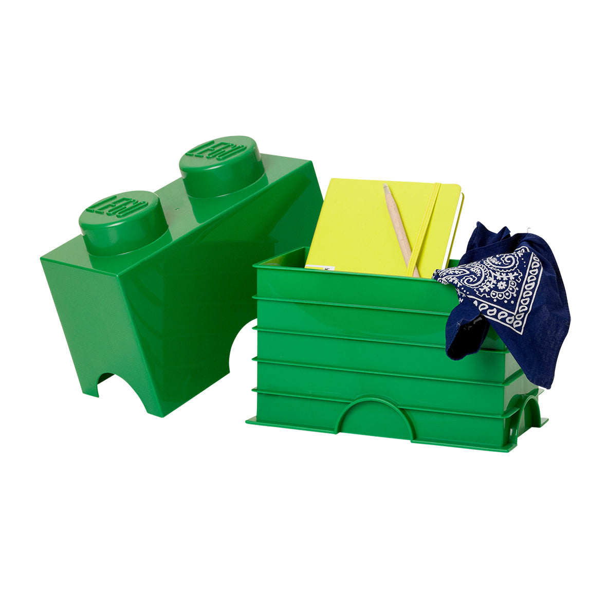 LEGO Brick Storage Box, Small - Green