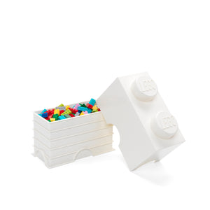 lego storage box small white