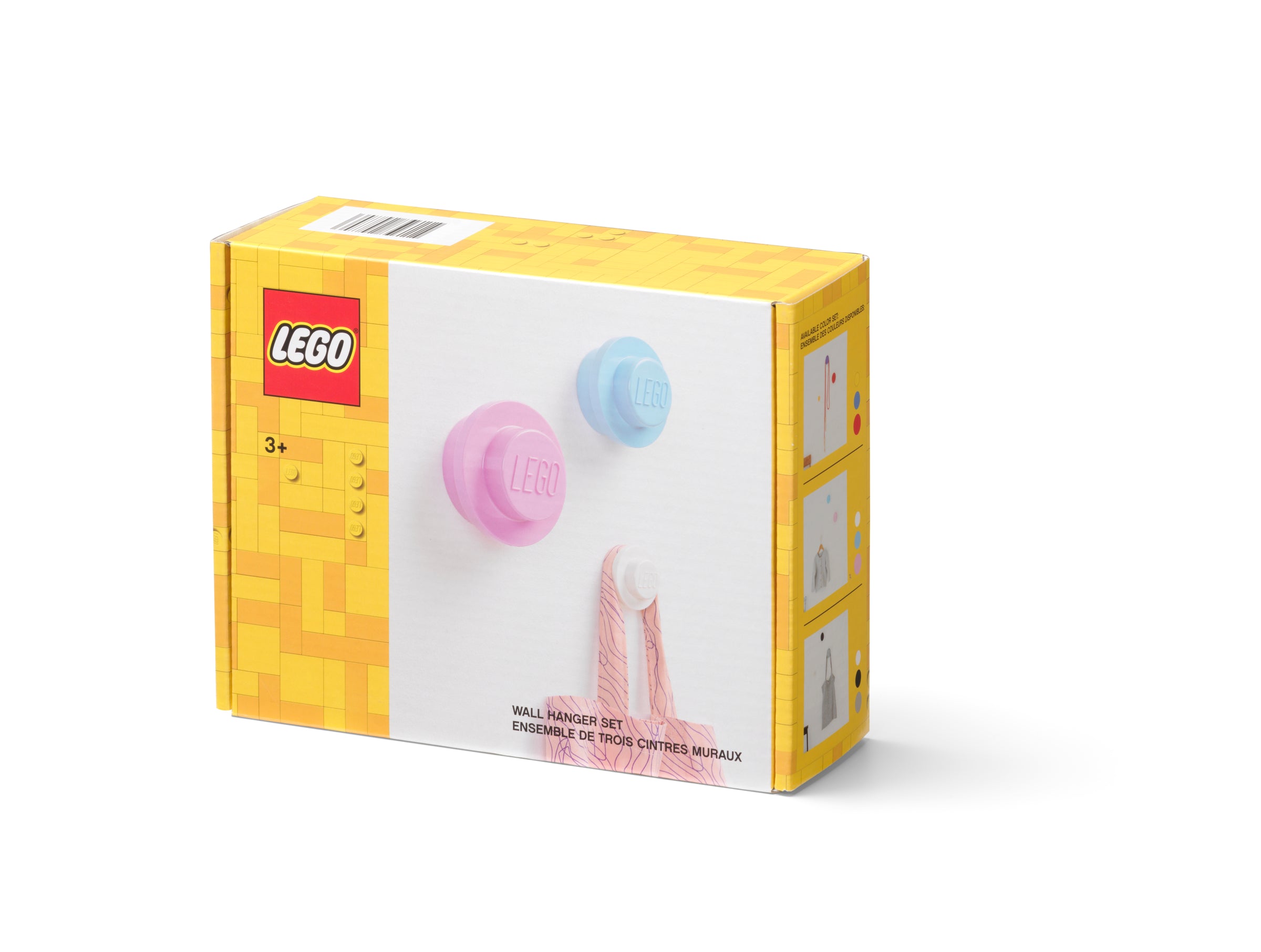 LEGO Wall Mounted Hooks - Pastels