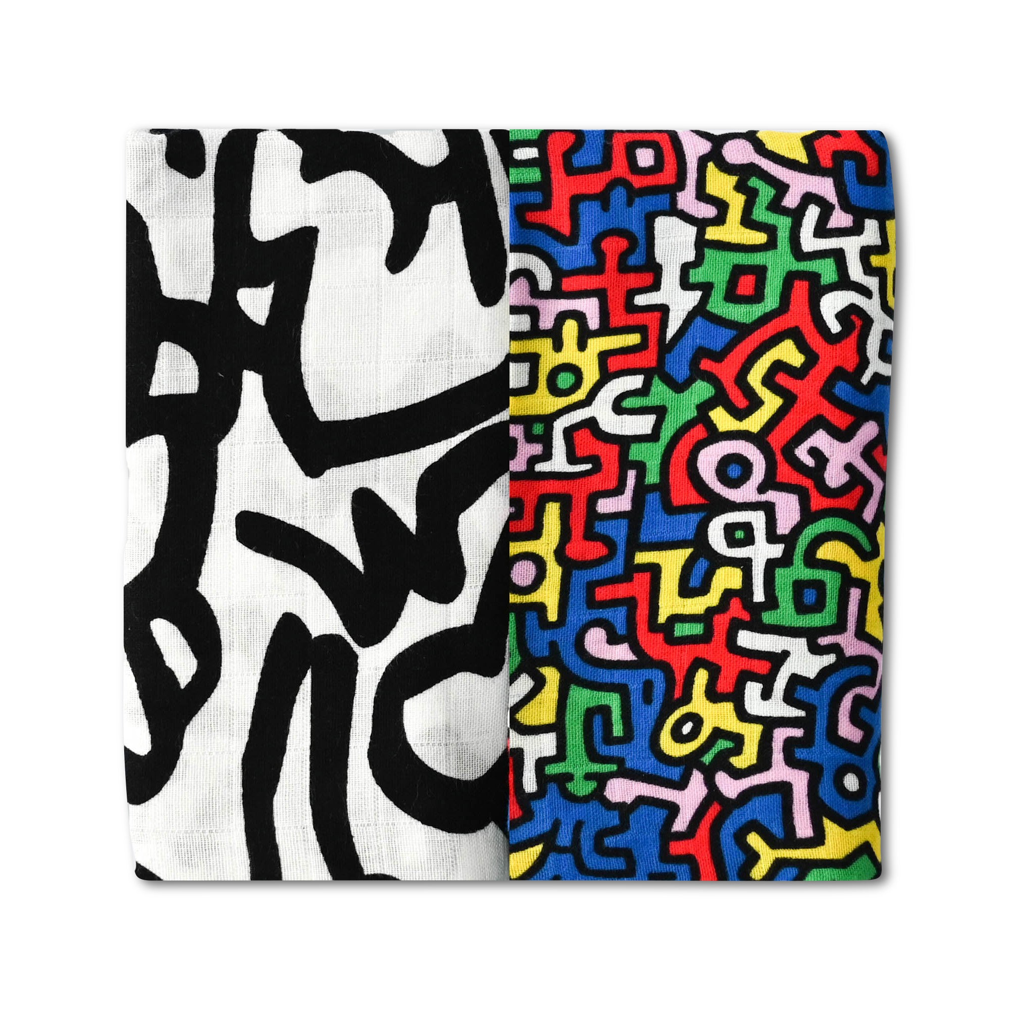 the-family-store-etta-loves-keith-haring-muslins-2-pack