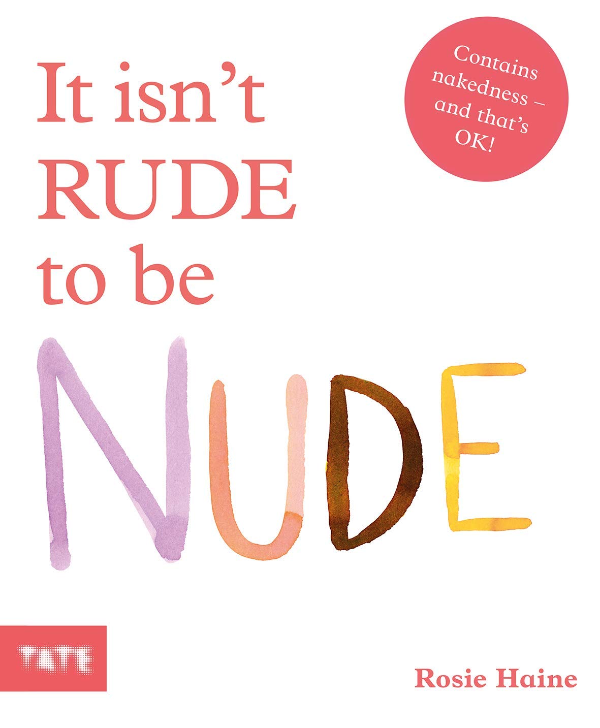 kids book it isnt rude to be nude hardback